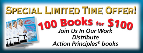 100 Books for $100 - SPECIAL LIMITED TIME OFFER - Distribute Action Principles&reg; books