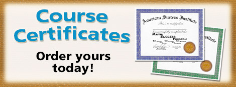 Master Success Course Certificate