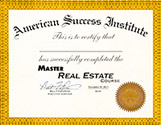Master Real Estate Course Certficate